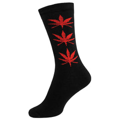Mens Moon Weed Socks