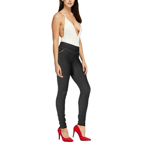 LADIES SKINNY FIT DENIM STRETCHY JEGGINGS