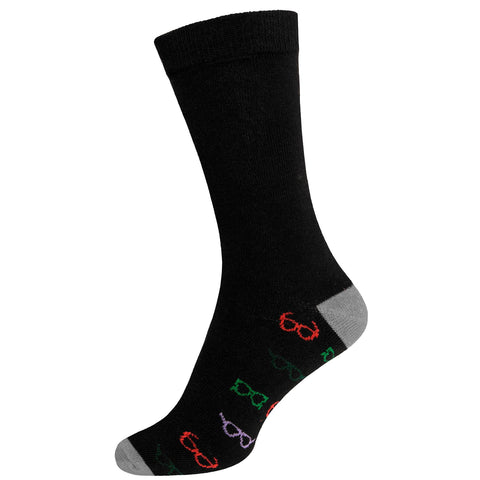 Men Moon Glasses Socks