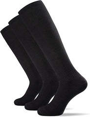 Pack of 3 Kids Boys Anti-slip Plain Football Socks