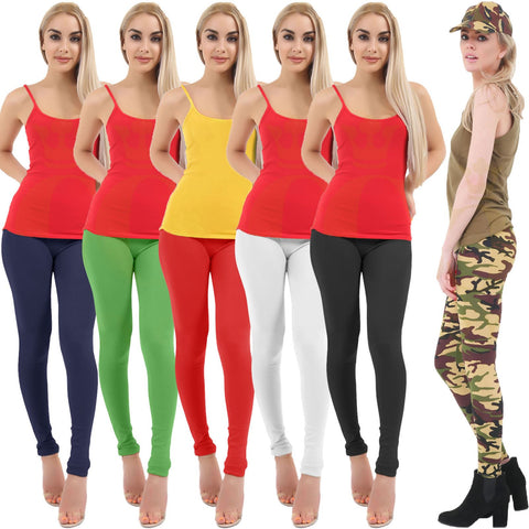 LADIES FULL LENGTH COTTON LEGGINGS