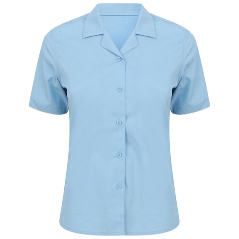 LADIES BLOUSE REVERE COLLAR SHIRT