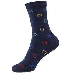 Kids Novelty Soft Funny Casual Game Over Print Socks