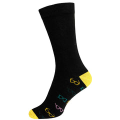 Men Moon Glasses Socks