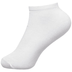 3 Pairs of Ladies Low Cut Ankle Socks Trainer Socks Black Grey White