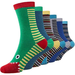 Kids Novelty Soft Funny Casual Shark Print Socks