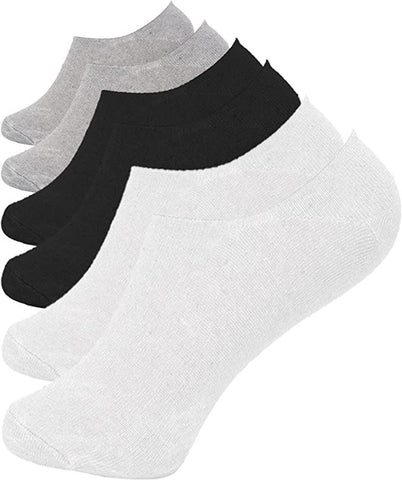 Women's Invisible 3/6 Pairs Liner Low Cut Casual Socks