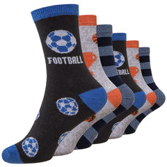 kids novelty soft funny casual football socks