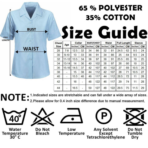 KIDS GIRLS SCHOOL UNIFORM SHIRT