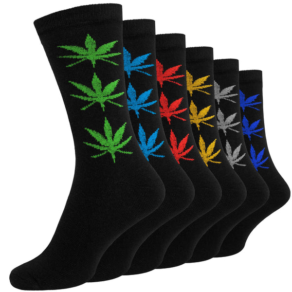 Mens Moon Weed Socks