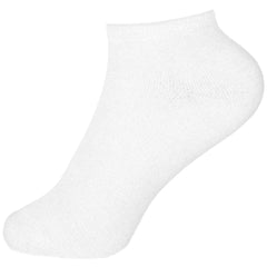 3 Pairs of Ladies Low Cut Ankle Socks Trainer Socks White