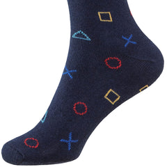 Kids Novelty Soft Funny Casual Game Over Print Socks