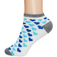 6 Pairs Ladies Trainer Socks Girls Liner Sports Adults Womens Funky Designs 4-7