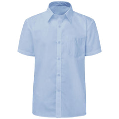 BOYS SCHOOL SHIRTS COLLARED LONG OR SHORT SLEEVES UNIFORM FORMAL SMART WEAR TOPS