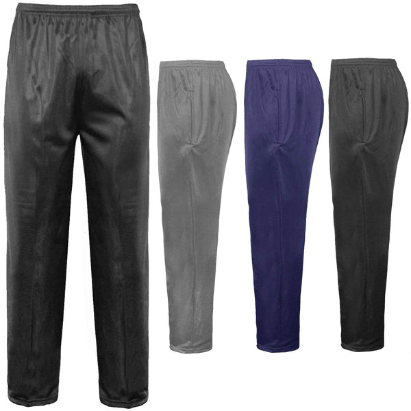 MENS PLAIN SILKY TRACKSUIT BOTTOMS TROUSER – Day2Day Wear