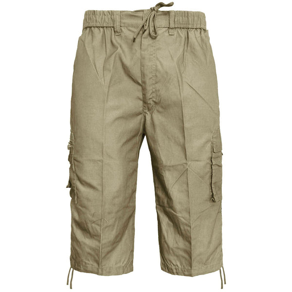 Men's 3/4 Length Cargo Shorts - Main Image