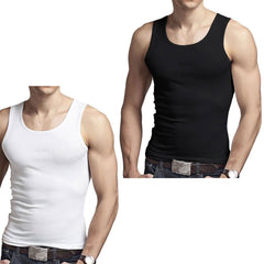 MENS VESTS TOPS UNDERWEAR ATHLETIC TRAINING SLEEVELESS CLASSIC SHIRTS GYM MUSCLE