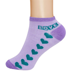 6 Pairs Ladies Trainer Socks Girls Liner Sports Adults Womens Funky Designs 4-7