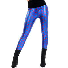 KIDS FISH SCALE MERMAID LEGGINGS GIRLS DISCO SPARKLE FANCY SHINY METALLIC PANTS