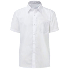 BOYS SCHOOL SHIRTS COLLARED LONG OR SHORT SLEEVES UNIFORM FORMAL SMART WEAR TOPS