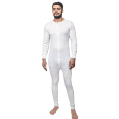 MENS THERMAL ALL IN ONE JUMPSUIT UNDERWEAR PLAYSUIT BASELAYER ZIP UP BODYSUIT