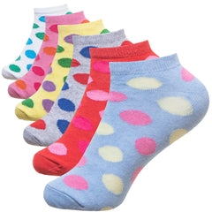 6 Pairs Ladies Trainer Socks Girls Liner Sports Adults Womens Funky Designs 4-7