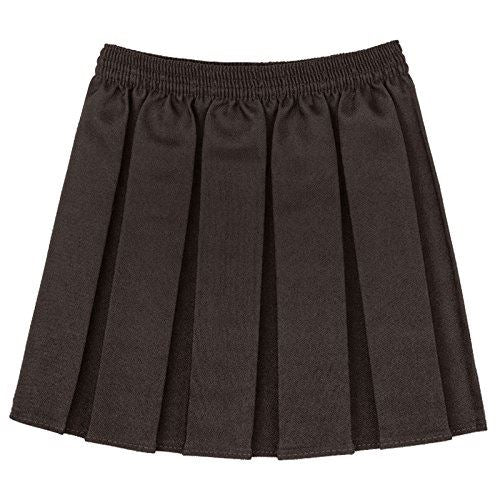 New Girls Box Pleated Skater Skirt Kids School Uniform Sports Elasticated Waist 2-18 Years Age