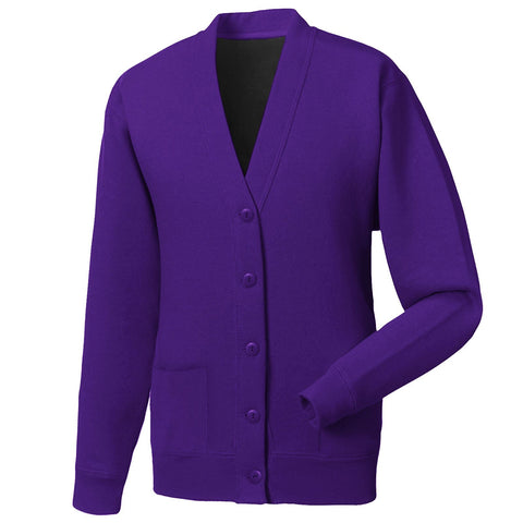 KIDS GIRLS BOYS SCHOOL UNIFORM CARDIGAN FRONT BUTTON POCKET JUMPER AGE 2-14 YEAR