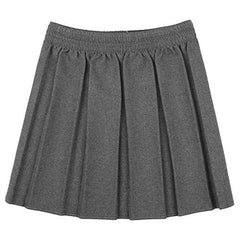 New Girls Box Pleated Skater Skirt Kids School Uniform Sports Elasticated Waist 2-18 Years Age
