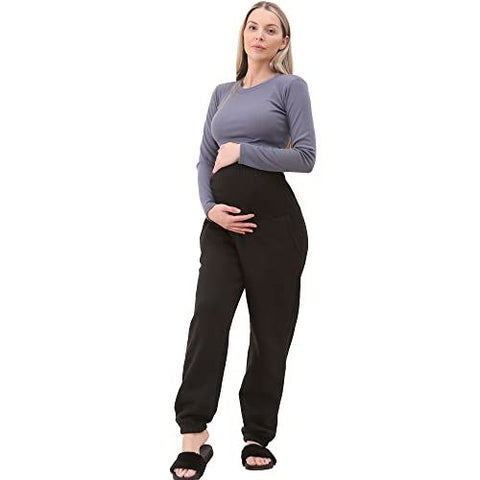 Ladies Maternity Fleece Joggers