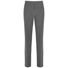 GIRLS TROUSERS SLIM FIT LEG KIDS SCHOOL UNIFORM PANTS PULL UP BOTTOMS 3-16 YEARS