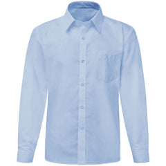 BOYS SCHOOL SHIRTS COLLARED LONG OR SHORT SLEEVES UNIFORM FORMAL SMART WEAR TOPS