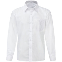 BOYS SCHOOL SHIRTS COLLARED LONG OR SHORT SLEEVES UNIFORM FORMAL SMART WEAR TOPS