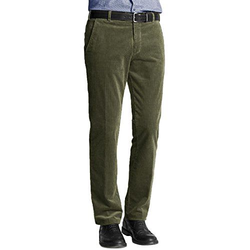MENS CORDURO CORD OLIVE TROUSERY
