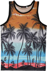 Mens Hawaiian Summer Vest