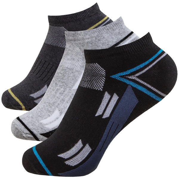 3 Pairs Of Mens Low Cut Socks Design 4