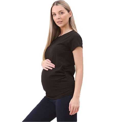 Women's Side Ruched Maternity T-Shirt