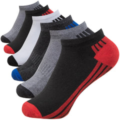 6 Pairs Of Mens Low Cut Socks Design 3