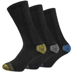 3 Pairs Men's Heavy Duty Socks Toe & Heel-2