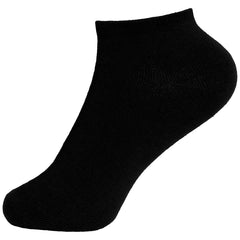 3 Pairs of Ladies Low Cut Ankle Socks Trainer Socks Black