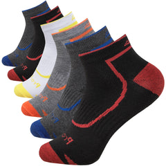 6 Pairs Of Mens Low Cut Socks Design 6