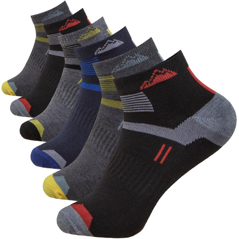 6 Pairs Of Mens Low Cut Socks Design 7