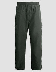 Mens Thermal Fleece Lined Combat Elastic Waist Trousers