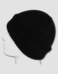 Mens Ribbed Lined Thermal Insulated Knitwear Hat