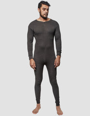 Mens Thermal All-In-One Baselayer Zip-Up Bodysuit