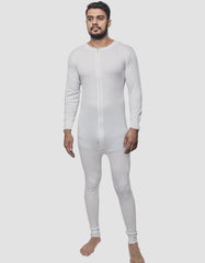 Mens Thermal All-In-One Baselayer Zip-Up Bodysuit