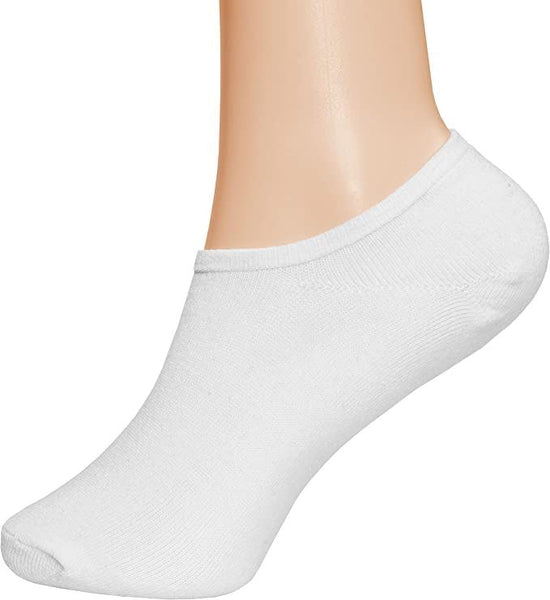 3 Pairs of Women Invisible Sock White