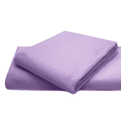 PLAIN FITTED COT BED COTTON SHEETS