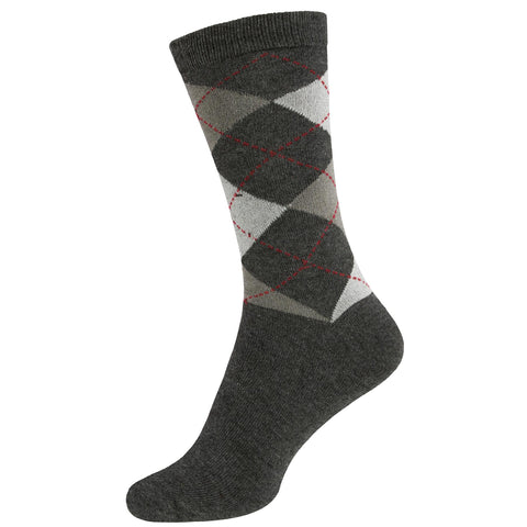 Men Moon Argyle Socks