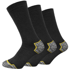 3 Pairs Men's Heavy Duty Socks Toe & Heel-1